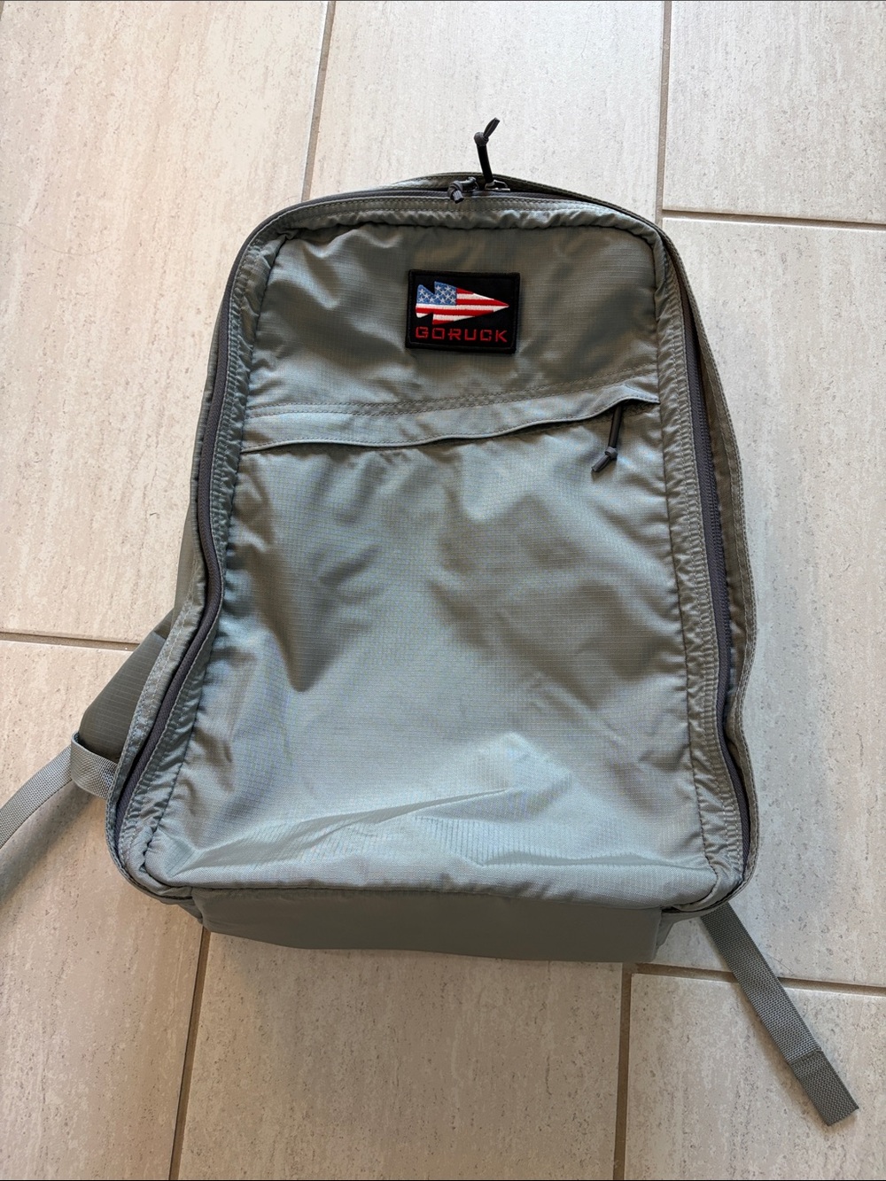 GR1 USA Ripstop Robic- 26L Backpack/ Speed Grey + Electric Blue Everyday Carry